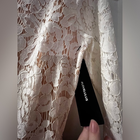 NWT Lulu’s White Wedding Engagement Dress size XS - Picture 9 of 12